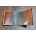 Rust colored Billfold inside